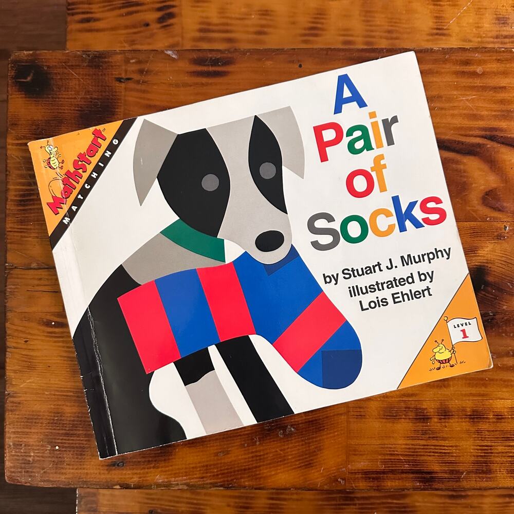 Vintage 1996 Math Start Matching A Pair Of Socks Paperback Book